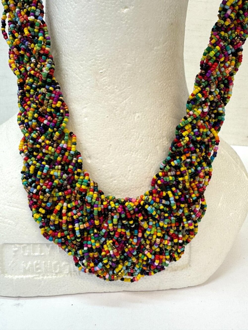 VTG Seed beads necklace -Multicolor - Picture 6 of 6